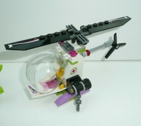 Parts + Pieces Lot LEGO Friends Set 41036 Jungle Bridge Rescue Mia Helicopter