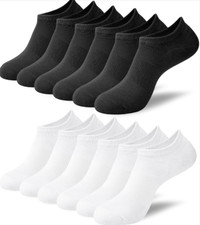 5 Pairs Of Unisex Invisible Socks Size 6-12