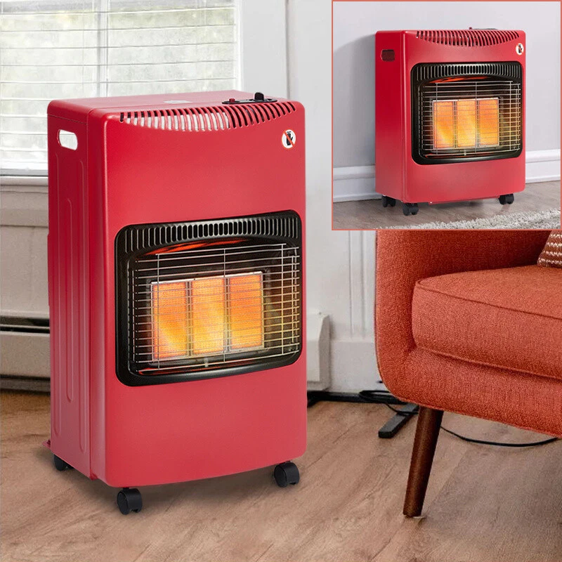 4.2KW LARGE GAS PORTABLE CABINET HEATER BUTANE HOME FIRE WITH REGULATOR  u0026amp; HOSE | eBay