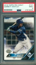 2016 TOPPS PRO DEBUT GARRETT WHITLEY #121 PSA 9