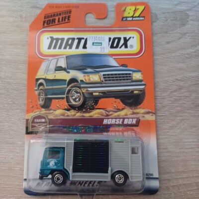 Matchbox 1/64 Diecast 87/100 Farm Grey Horse Box US Shipping Only