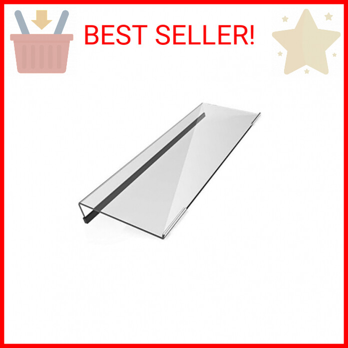 Acrylic Ergonomic Tilted Keyboard Stand for Comfortable Typing and Storage