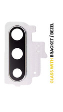 Back Camera Lens With Bracket / Bezel For Samsung Galaxy Note 10 Aura White 