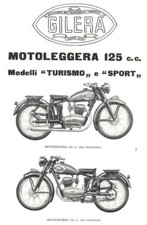 CD Catalogo Ricambi,Esplosi UsoManutenzione Gilera Motoleggera 125 Turismo Sport