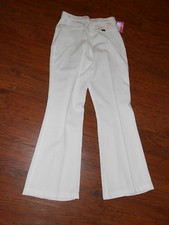 Womens 70's Original Wrangler Misses 14 cut 27.5" waist White Jean Pants Flare