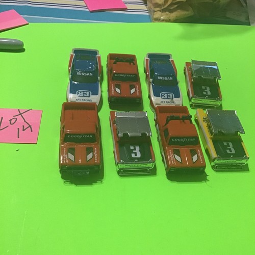 VINTAGE 8 PIECE GROUP AURORA AFX SLOT CAR BODY PARTS / FOR PARTS ONLY