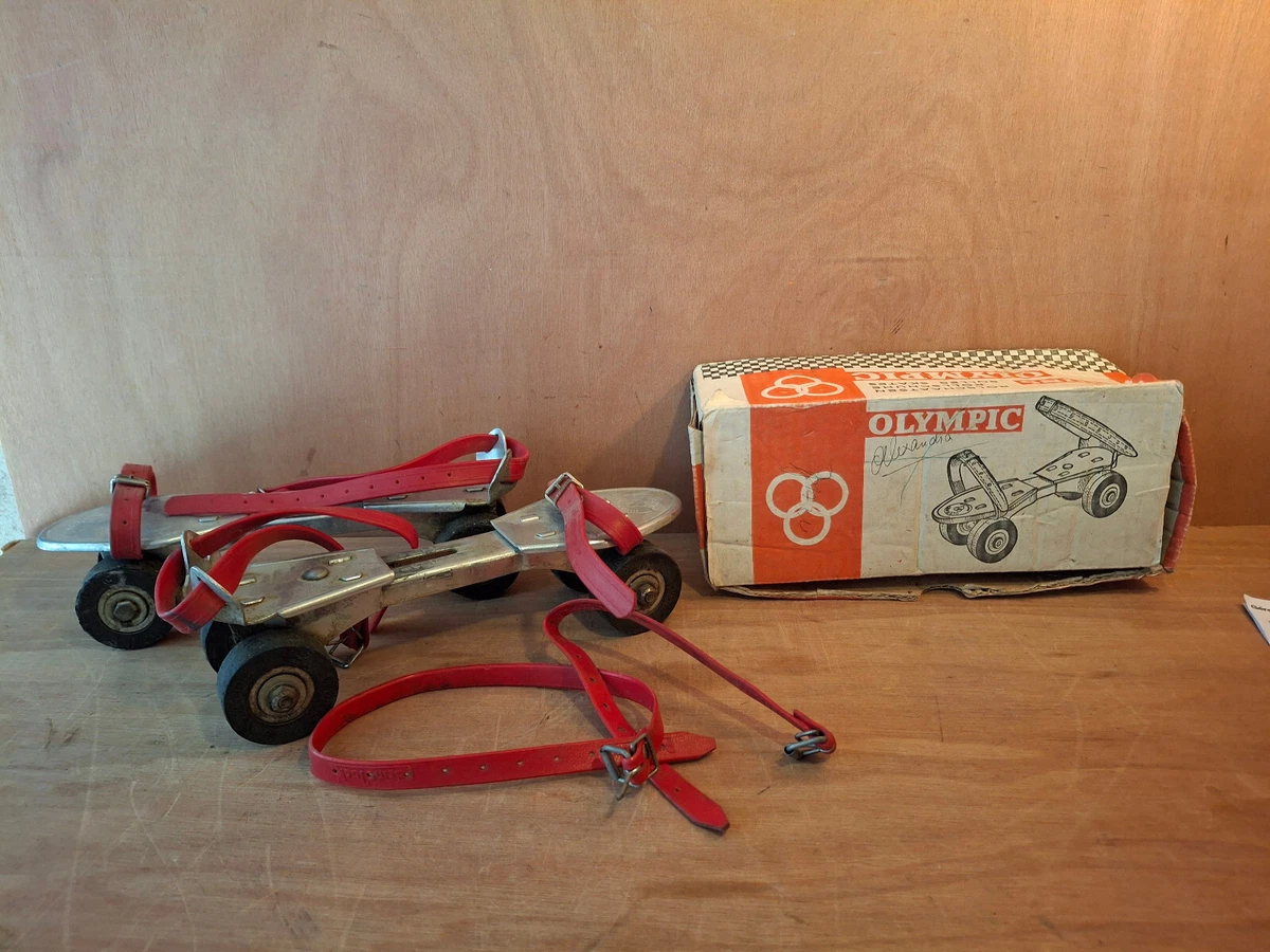 Anciens Patins à Roulettes 3 Roues - Modèle Vintage - Unisexe