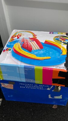 Intex Rainbow Rings Kinder Activity Wasserspielcenter Planschbecken Rutsche