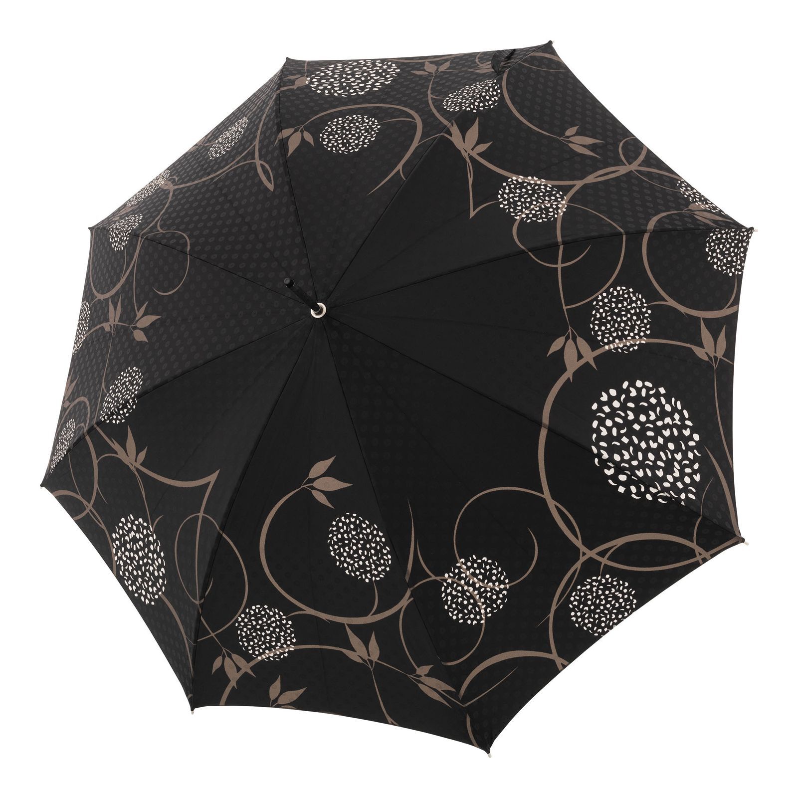 Paraguas doppler Manufaktur Elegance bohemio Fiori negro topo nuevo