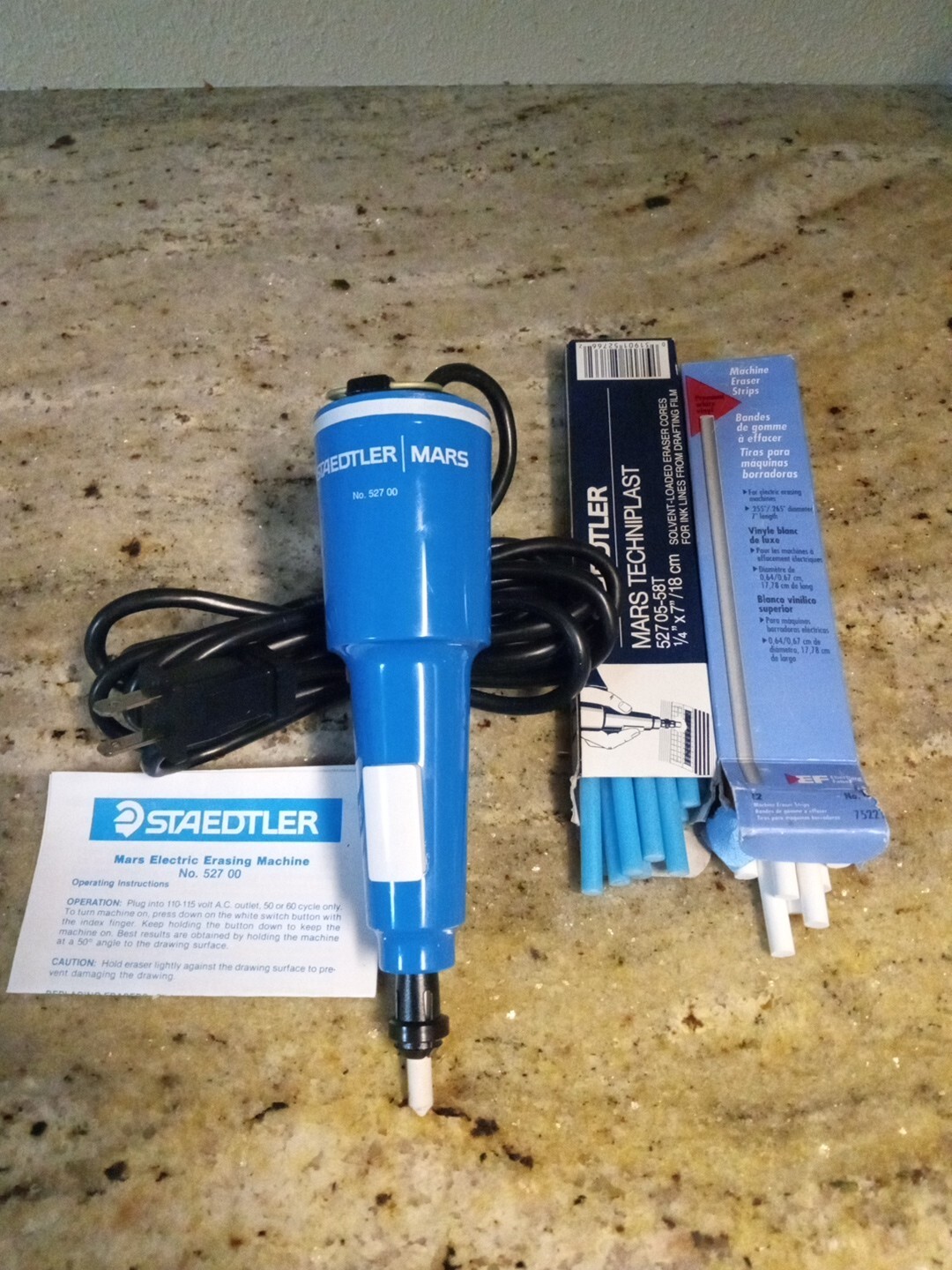 Staedtler Mars No. 52700 Electric Eraser Erasing Machine Works