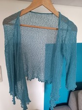 Strickjacke Petrolfarben Gr. M Damen 38
