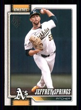 2026 Topps #87 Jeffrey Springs Athletics 59092