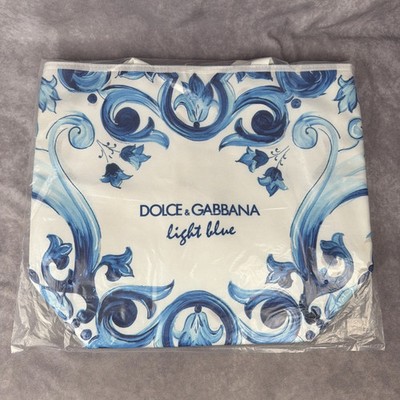 Dolce&Gabbana Light Blue Cooler Bag Insulated Tote Lunch Picnic