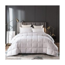 Lightweight Goose Down Comforter Cooling Blanket Duvet for Summer/Warm Weathe...
