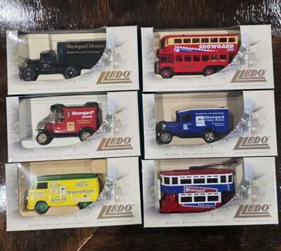 2004 Lledo Promotionals Six (6) Die-cast Lot - New In Box Buses Trucks 