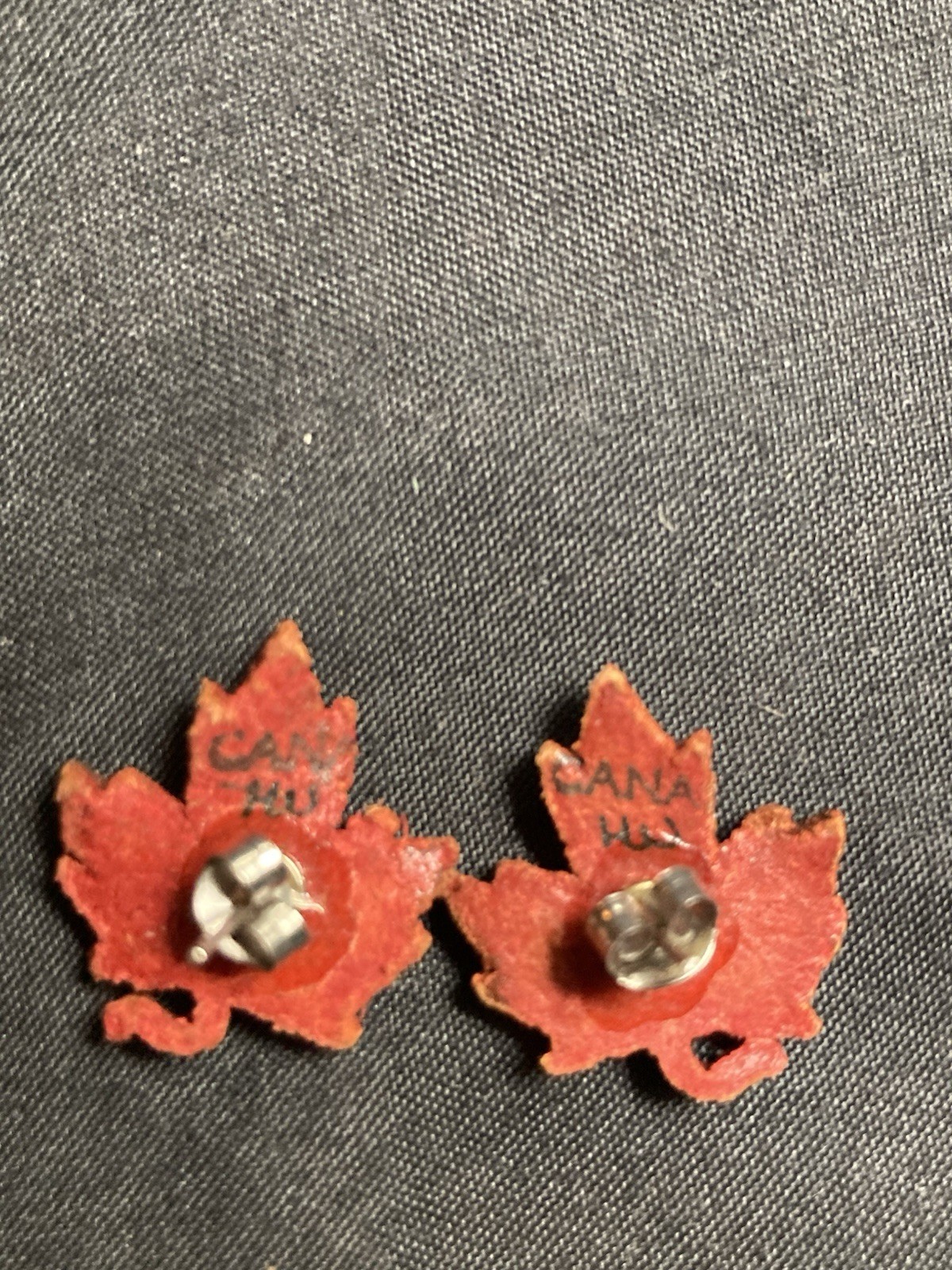 Maple Leaf Earrings vintage - image 2