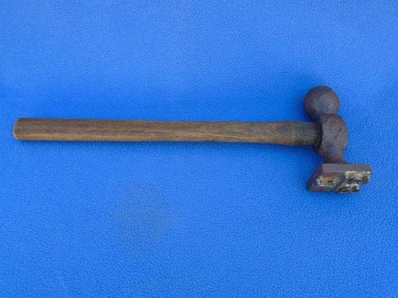 Vintage Log Lumber Marking Hammer Branding Iron Nice