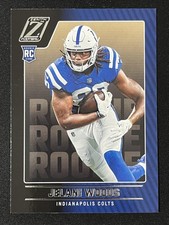 2022 Zenith #190 Jelani Woods RC Indianapolis Colts Rookie Card. rookie card picture