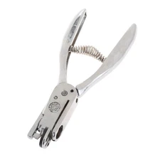 dophee Hand Held Slot Hole Punch & 13mm Round Hole 2-in-1 DIY Punching Tool B...