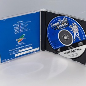 Free Talk Studio  SEGA SATURN  CIB w/ Spine Card Japanese  Retro Game