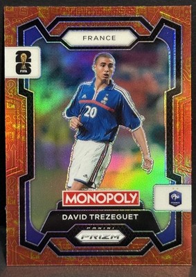2026 Prizm Monopoly FIFA World Cup France David Trezeguet Orange