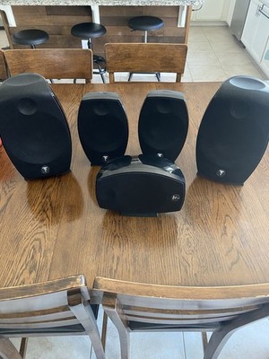 Focal Sib Evo Dolby Atmos 5.0 Channel Wired Home Theater Speaker Set Black