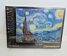 Van Gogh "Starry Night" 500 Piece Puzzle Clementoni Museum Collection Sealed