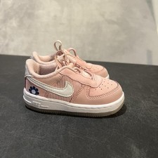 Nike Force 1 Shoes Toddler Size 6C Pink White Flower Air Force 1 DB1819-600