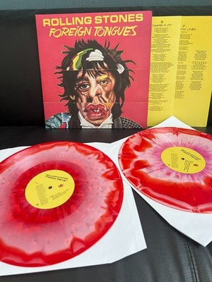 ROLLING STONES/Foreign tongues-LP-Vinyl: M/Cover:M/UK '26/PINK SPLATTER/7500 LIM