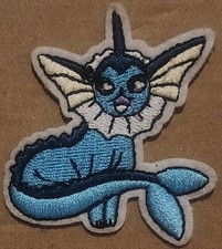 Vaporeon Water-type Pok mon embroidered Iron on patch