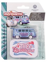 Majorette 212055005 - Vw The Originals Deluxe Cars - Vw T1, Love, Peace & Music