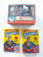 Superman 1978 series 2 trading cards full  set+Unopened Wax Pack+ wrapper 78-165