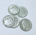 New ListingROOSEVELT SILVER DIMES LOT OF 5 - 90% SILVER FREE SHIPPING #7879