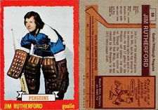 1973-74 Topps Hockey Card #59 Jim Rutherford