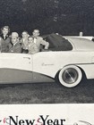 Vintage Snapshot Buick Special Convertible 1955, Happy New Year Calendar — photo 5