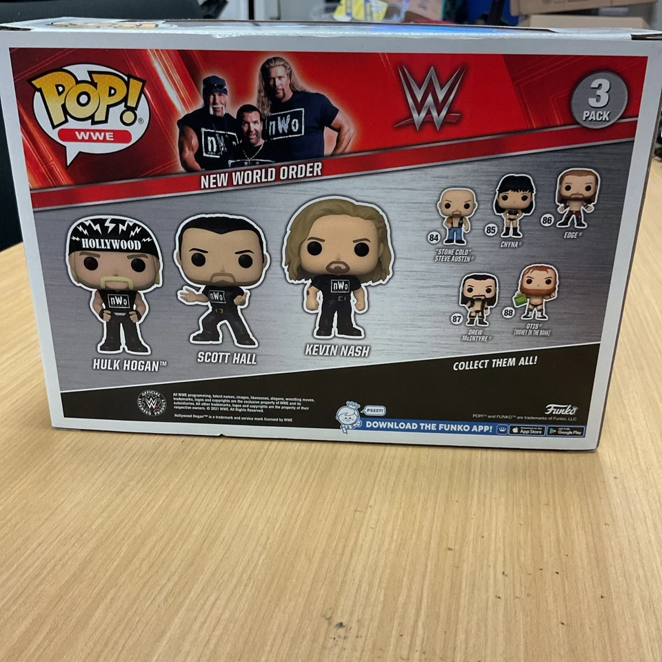 Funko Pop WWE New World Order 3 Figures Exclusive NEW  Hogan Hall & Nash - Image 4 of 4