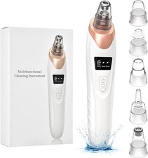 Blackhead Remover Vacuum - Professional Blackhead Extractor for Face White 
