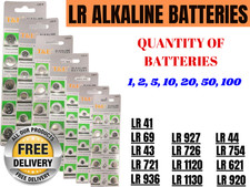 LR44 LR41 LR1130 LR43 LR936 LR754 Battery 1.5V Alkaline Button Coin Cell UK New