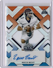 2022 Leaf Metal Draft - Rocco Becht Rookie Auto Numbered #'d #BA-RB /10 (AU, RC)
