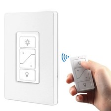 Humpptom Dimmer Switch, Remote Light Switch with Wireless Remote Control, Sin...