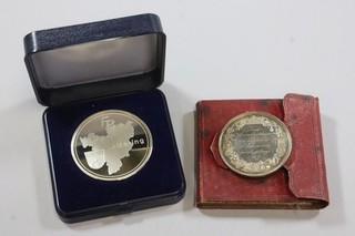 2x Medaille Silber ua Luisenruhe Augsburg 1819 & TBA Mering (IL094)
