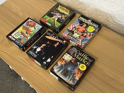 5 x Commodore 64 C64 diverse Kassettenspiele - ungetestet - ️Retro Geschenkidee ️