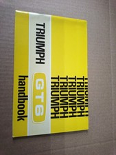 TRIUMPH GT6 Mk2 & GT6+ Car Owners Handbook VGC vintage classic