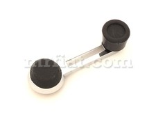 Fiat 500 L 124 Spider 2000 Chromed Window Opener New Fiat 500 L 124 Spider 2000 Chromed Window Opener New