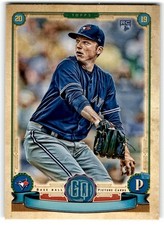 2019 Topps Gypsy Queen Missing Name Ryan Borucki Rookie Toronto Blue Jays #22