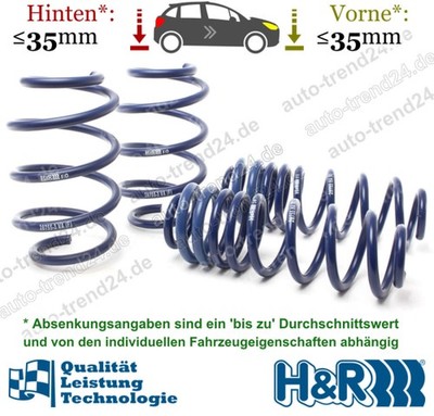 H&R Tieferlegungsfedern 25mm u.a.: VW Tiguan AD1, AX1, Bj. 2016-2024