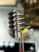 HDVH BOSTON GEAR STEEL 16 PITCH HARDENED WORM GEAR DOUBLE LEAD 5/16” BORE