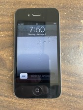 Apple iPhone 4 model A1332, 32GB, Black/Silver