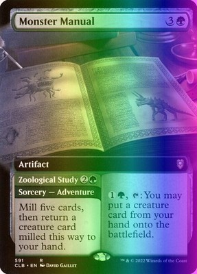 MTG Monster Manual (591/1080) Commander Legends Battle for Baldur's Gate LP FOIL