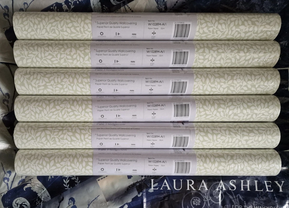 Papel pintado Laura Ashley Little Vines seto pálido x6 rollos precio disponible por rollo